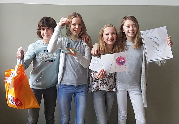 Gruppenfoto der Gewinner