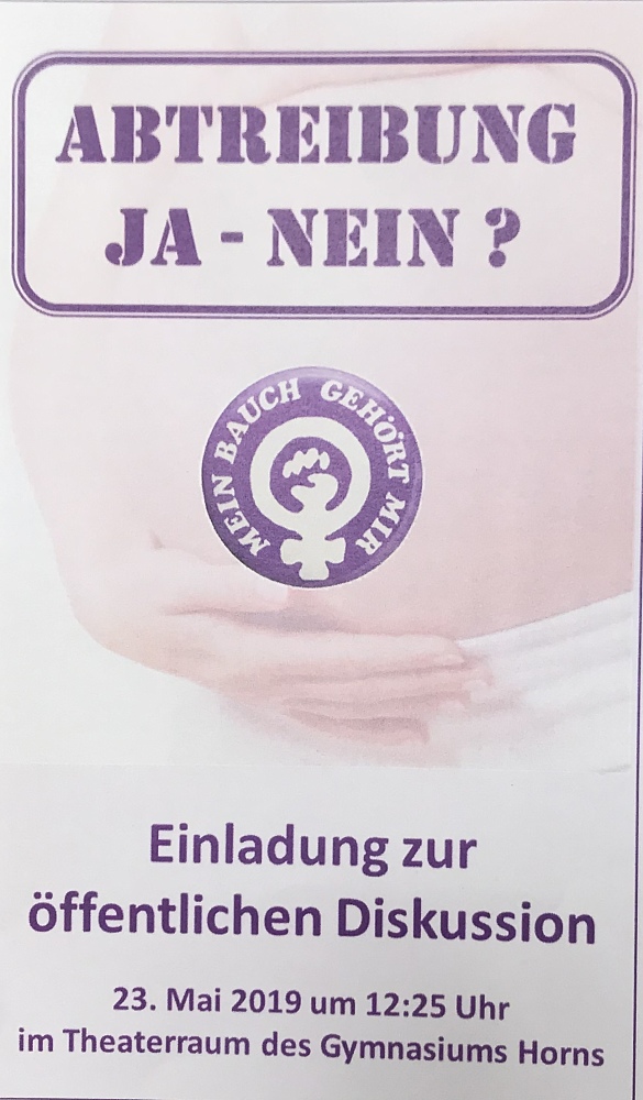 Foto der Einladung zur Debatte
