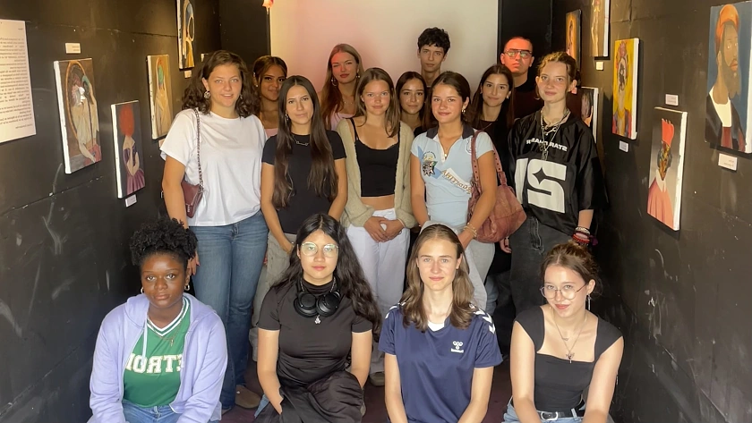 Gruppenfoto der Schüler