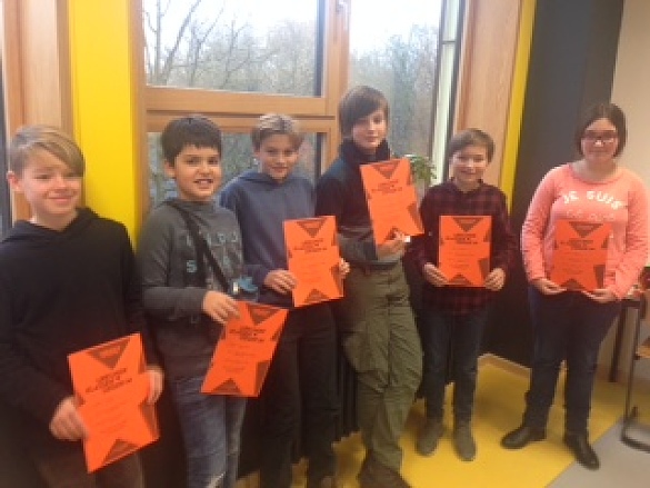 Gruppenfoto der Gewinner