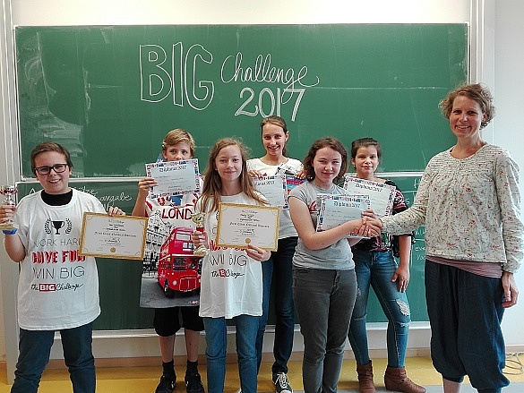 Gruppenfoto der Gewinner