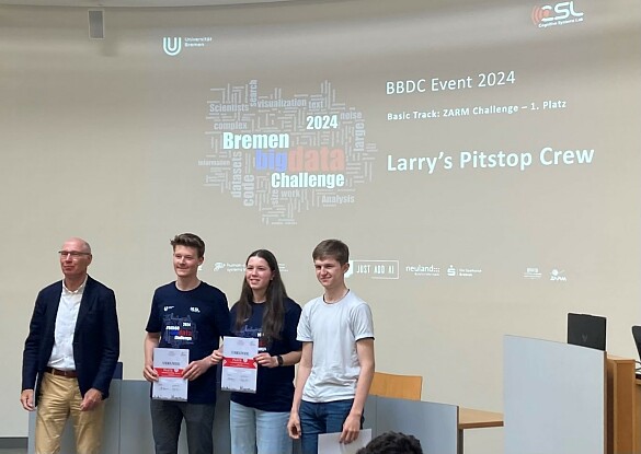 Gruppenfoto der Gewinner