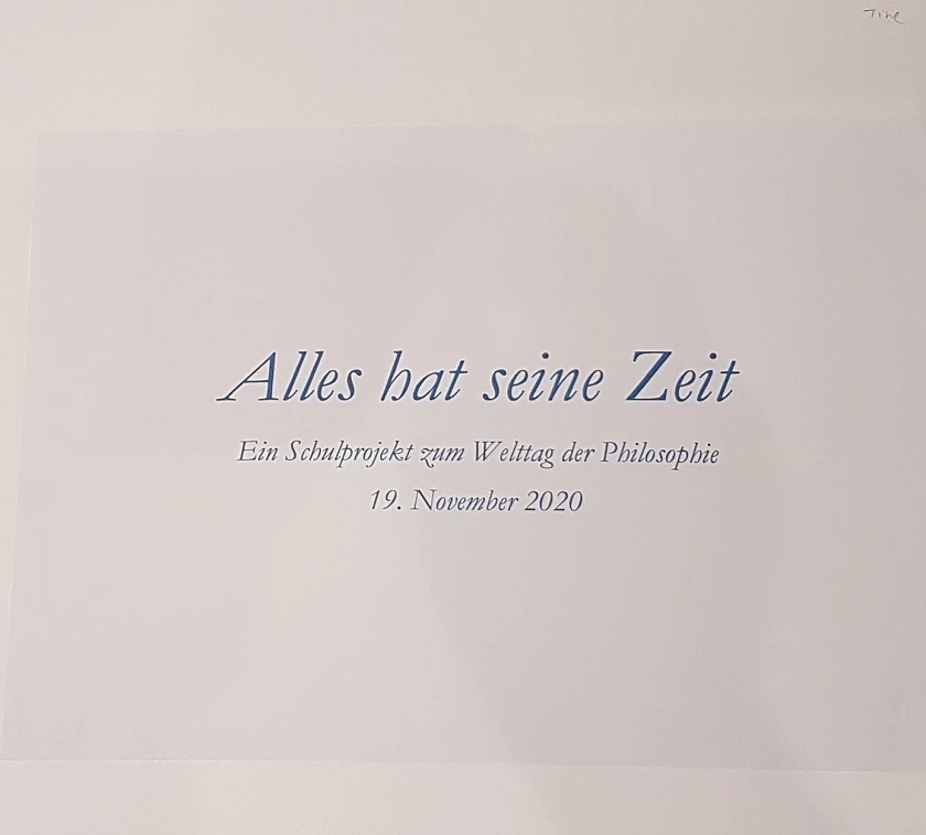 Deckblatt Alles hat seine Zeit