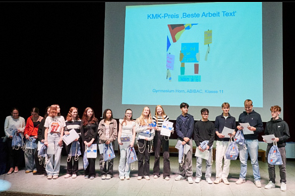 Gruppenfoto der Gewinner