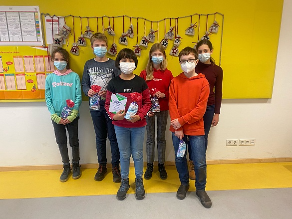 Gruppenfoto der Gewinner