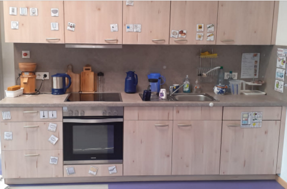 Foto einer Küchenzeile aus dem gE Bereich