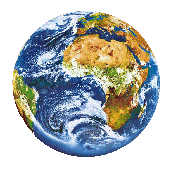 Foto einer Weltkugel