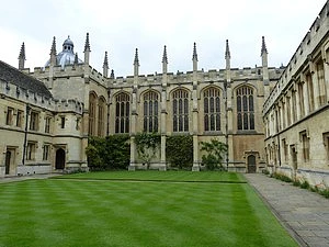 Foto eines Schlosses in Oxford