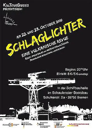 Werbeflyer mit Daten des Stücks