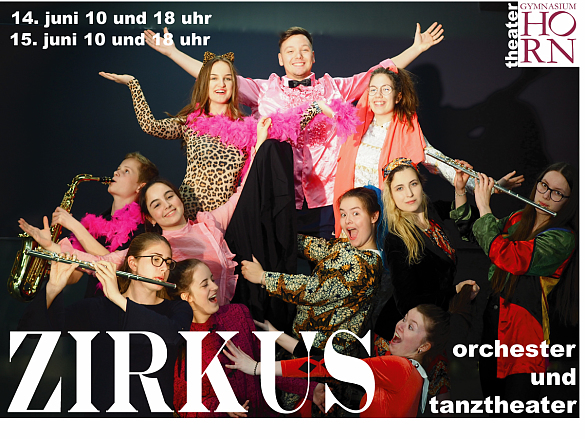 Werbebild des Stücks mit Titel und Datum